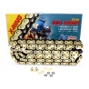CZ ŁAŃCUCH NAPĘDOWY 520 ORMX (122 OGNIW) ACTIVE RING (X-RING) ZŁOTY DO 600 CCM (ENDURO) (34,5 KN) + ZAPINKA