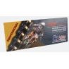 CZ 2024/04 ŁAŃCUCH NAPĘDOWY 520 DZO (102 OGNIW) O-RING BRONZE DO 750 CCM (STREET) (35,6 KN) + ZAKUWKA DRĄŻONA