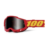 100 PROCENT GOGLE MODEL ACCURI 2 SAND RED CLEAR LENS KOLOR CZERWONY/ŻÓŁTY SZYBA PRZYCIEMNIANA PODWÓJNA