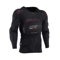 KOSZULKA Z OCHRANIACZAMI LEATT 3DF AIRFIT EVO BLACK