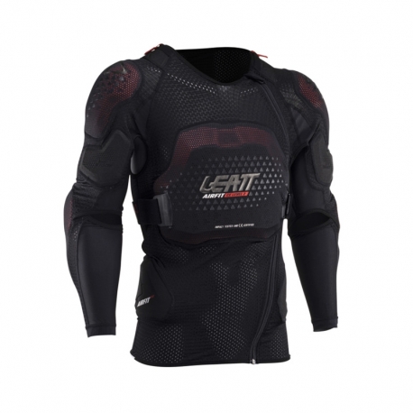 KOSZULKA Z OCHRANIACZAMI LEATT 3DF AIRFIT EVO BLACK