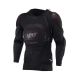 KOSZULKA Z OCHRANIACZAMI LEATT 3DF AIRFIT EVO BLACK