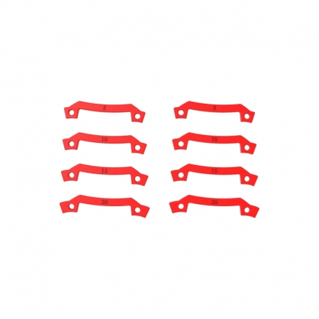 CZĘŚĆ ZAMIENNA ORTEZY KOLAN LEATT EXTENSION STOPPER KIT HYBRID+X-FRAME PAIR 5,10,15,20 DEGREES OS