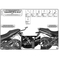 KAPPA STELAŻ POD TORBY (SAKWY) BOCZNE KAWASAKI ER-6N 05 - 08