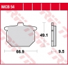 TRW ZF KLOCKI HAMULCOWE KH31 ORGANIC HONDA CX 500 79-84, CB 750 77-81, CB 900 79-81, CBX 1000 '79, GL 1000 / 1100 78-81, PRZÓD/T