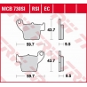 TRW ZF KLOCKI HAMULCOWE KH346 ORGANIC HONDA CR 125 / 250 02-07, CRF 450 02-17, TYŁ