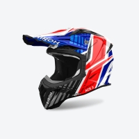 AIROH KASK CROSS / ENDURO / ATV / QUAD AVIATOR ACE 2 PROUD KOLOR BIAŁY/NIEBIESKI/CZERWONY ROZMIAR S