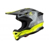 UFO KASK DIAMOND CROSS CARBON FIBERGLASS MADE IN ITALY KOLOR SZARY/ŻÓŁTY NEON ROZMIAR M