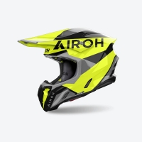 AIROH KASK CROSS / ENDURO / ATV / QUAD TWIST 3 KING KOLOR SZARY/CZARNY/ŻÓŁTY FLUO ROZMIAR S