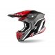 AIROH PROMOCJA KASK CROSS / ENDURO / ATV / QUAD TWIST 2.0 SHAKEN KOLOR CZARNY/CZERWONY/SZARY ROZMIAR S