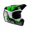 LEATT KASK MOTO 3.5 V22 HELMET BLACK KOLOR CZARNY/ZIELONY ROZMIAR L (59-60 cm)