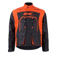 KENNY RACING KURTKA ADVENTURE/ENDURO MODEL TRACK BLACK/ORANGE KOLOR CZARNY/SZARY/POMARAŃCZOWY ROZMIAR M