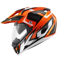 KAPPA KASK KV30 EVO GRAYER DUAL OFF ROAD Z SZYBĄ I BLENDĄ KOLOR POMARAŃCZOWY/CZARNY ROZM. M/58 ( HOMOLOGACJA ECE 22R06 )