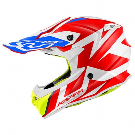 KAPPA KASK KV49 EVO GREAT CROSS KOLOR CZERWONY/BIAŁY ROZM. XS/54 ( HOMOLOGACJA ECE 22R06 ) - PROMOCJA - STD CENA 459,-