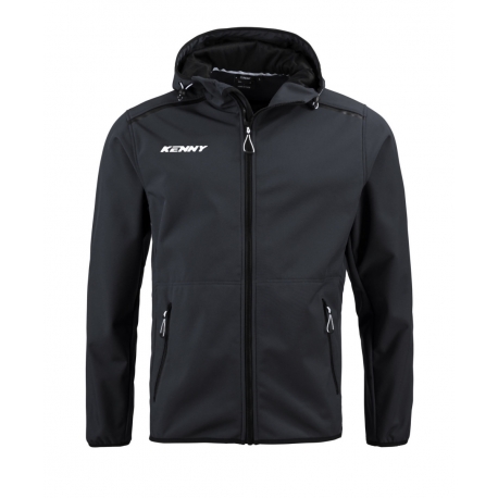 KENNY RACING KURTKA PRZECIWDESZCZOWA SOFTSHELL MODEL CORE BLACK KOLOR CZARNY ROZMIAR L