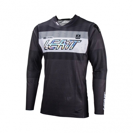 LEATT NOWOŚĆ KOSZULKA MOTO 5.5 ULTRAWELD JERSEY GRAPHITE KOLOR GRAFITOWY/BIAŁY ROZMIAR S