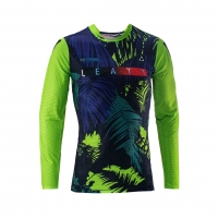 LEATT KOSZULKA MOTO 5.5 ULTRAWELD JERSEY JUNGLE KOLOR CZARNY/GRANATOWY/ZIELONY FLUO ROZMIAR S