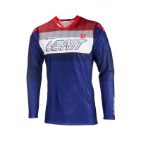 LEATT KOSZULKA MOTO 5.5 ULTRAWELD JERSEY ROYAL KOLOR GRANATOWY/BIAŁY/CZERWONY ROZMIAR M