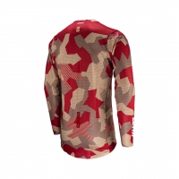 LEATT KOSZULKA MOTO 5.5 ULTRAWELD JERSEY RUBYSTONE KOLOR CZERWONY/BRĄZOWY CAMO ROZMIAR M