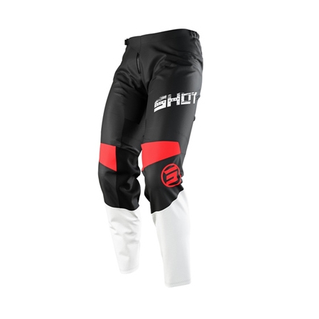 SHOT RACING WYPRZEDAŻ SPODNIE CROSS/ENDURO PANTS DEVO SLAM RED KOLOR CZERWONY ROZMIAR 28