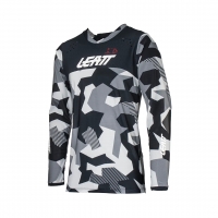 LEATT KOSZULKA MOTO 4.5 ENDURO JERSEY FORGE KOLOR CZARNY/SZARY/CAMO ROZMIAR M