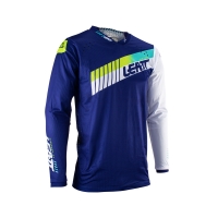 LEATT KOSZULKA MOTO 4.5 LITE JERSEY BLUE KOLOR GRANATOWY/BIAŁY ROZMIAR XL