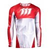 111 RACING WYPRZEDAŻ KOSZULKA MOTO 111.1 - SHARP RED KOLOR BIAŁY/CZERWONY ROZMIAR XL