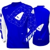 UFO KOSZULKA TECNO JERSEY CROSS KOLOR NIEBIESKI BIAŁY ROZMIAR XXXL - KOLEKCJA 2024