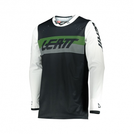 LEATT KOSZULKA MOTO 4.5 LITE JERSEY BLACK KOLOR CZARNY/BIAŁY ROZMIAR M