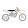 BLACKBIRD POKROWIEC / POSZYCIE NA SIEDZENIE KTM SX/SXF '07-'10, EXC/EXCF '08-'11 ZEBRA KOLOR CZARNY POMARAŃCZOWY