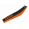 BLACKBIRD POKROWIEC / POSZYCIE NA SIEDZENIE KTM SX/SXF '11-'15, EXC/EXCF '12-'16 DOUBLE GRIP 3 KOLOR CZARNY POMARAŃCZOWY