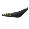 BLACKBIRD POKROWIEC / POSZYCIE NA SIEDZENIE HUSQVARNA FC/TC '14-'15, TE/FE '14-'16 DOUBLE GRIP 3 KOLOR CZARNY ŻÓŁTY