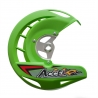 ACCEL OSŁONA TARCZY HAMULCOWEJ PRZÓD KAWASAKI KXF 250/450 '06-'18 KOLOR ZIELONY (FDG-03GR) - PROMOCJA