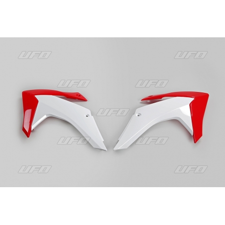 UFO OSŁONY CHŁODNICY HONDA CRF 230 15-21, KOLOR OEM (BIAŁY/CZERWONY)