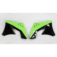 UFO OSŁONY CHŁODNICY KAWASAKI KXF 250 '09-'12 KOLOR OEM (ZIELONY/CZARNY)