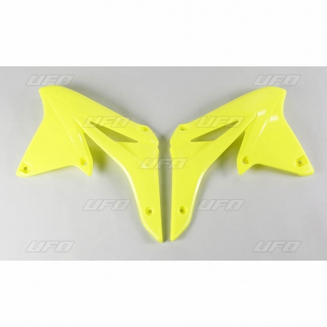 UFO OSŁONY CHŁODNICY SUZUKI RMZ 250 '10-'17 KOLOR ŻÓŁTY FLUO