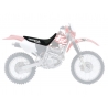 BLACKBIRD WYPRZEDAŻ POKROWIEC / POSZYCIE NA SIEDZENIE HONDA XR 250/400 '96-'04 (17) LOGO HONDA, KOLOR CZARNY/BIAŁY