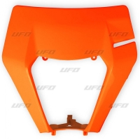 UFO OSŁONA LAMPY PRZÓD KTM EXC/EXCF TPI 17-19 KOLOR POMARAŃCZOWY (WZÓR OEM)