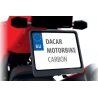 BIKETEC RAMKA POD TABLICĘ REJESTRACYJNĄ MOTOCYKL/MOTORBIKE KOLOR KARBON (48747)