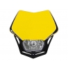 RACETECH (RTECH) LAMPA PRZEDNIA V-FACE KOLOR ŻÓŁTY/CZARNY