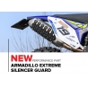 POLISPORT OSŁONA TŁUMIKA UNIWERSALNA ARMADILLO EXTREM SILENCER GUARD KOLOR CZERWONY