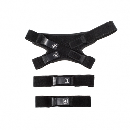 CZĘŚĆ ZAMIENNA ORTEZY KOLAN LEATT STRAP KIT ALL C-FRAME PAIR S/M