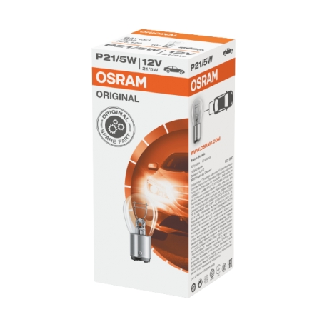 OSRAM ŻARÓWKA 12V P21/5W 21/5W 12V BAY15D 1 SZTUKA