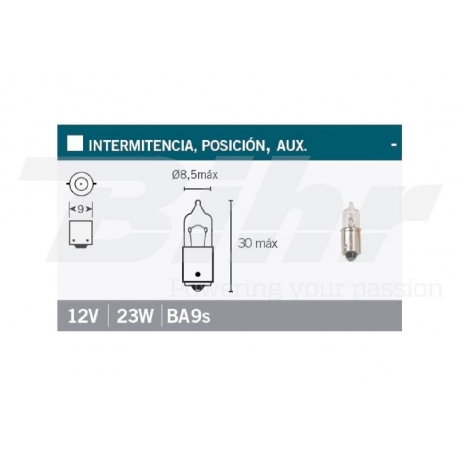 V PARTS (VICMA) ŻARÓWKA 23W 12 V BIAŁA (BA9S) (L782)