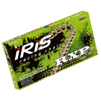 IRIS 520 RXP-114 ŁAŃCUCH NAPĘDOWY (114-OGNIW) BEZ O-RINGÓW (OTWARTY + ZAPINKA) KOLOR ZŁOTY (MOTOCROSS DO 500CCM) (WZMOCNIONY) (3