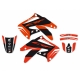 BLACKBIRD KOMPLET NAKLEJEK (OKLEIN) HONDA CRF 450R '02-'04 DREAM 4 KOLOR CZERWONY CZARNY