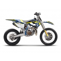 BLACKBIRD KOMPLET NAKLEJEK (OKLEIN) HUSQVARNA TC 85 '14-'17 DREAM 4 KOLOR NIEBIESKI ŻÓŁTY