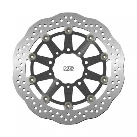 NG TARCZA HAMULCOWA PRZÓD KAWASAKI ER6 F/N, ZX 10R 04-15, ZX6R 05-16, KLE 650 VERSYS 07-15, Z 750 (300X80X5MM) (5X10,MM) WAVE PŁ