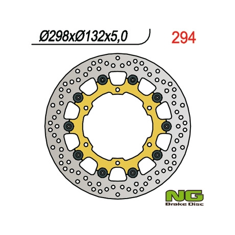 NG TARCZA HAMULCOWA PRZÓD YAMAHA YZF R6 99-02, YZF R1 98-03, FZS 1000 01-05, FJR 01, XJR 1300 03-17, XVZ 1300, XV 1600/1700/1900