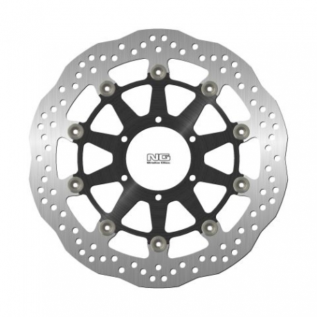 NG TARCZA HAMULCOWA PRZÓD BMW M1000RR/S1000RR '20-21 (320X80,2X4,5MM) (6X8,5MM) WAVE PŁYWAJĄCA (ŚRODEK ALUMINIOWY)